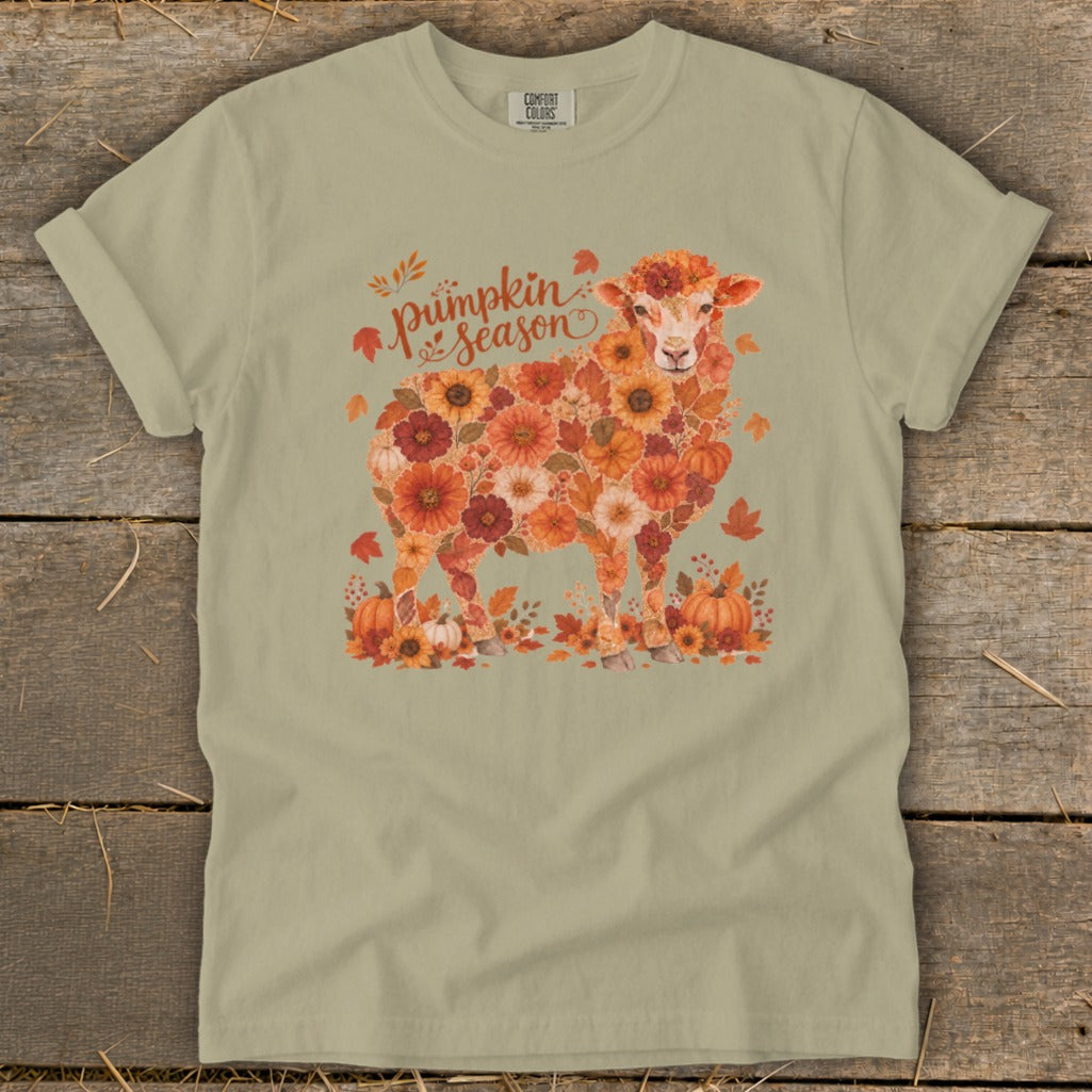 Fall Floral Sheep Signature Tee