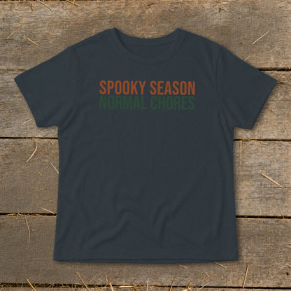 Spooky Season Normal Chores Infant Tee