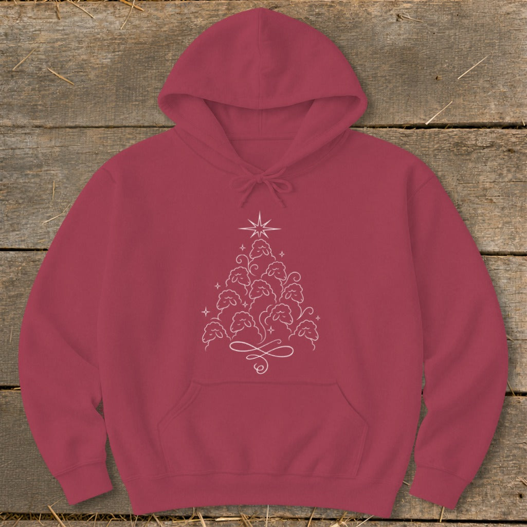 Elegant Sheep Tree Hoodie