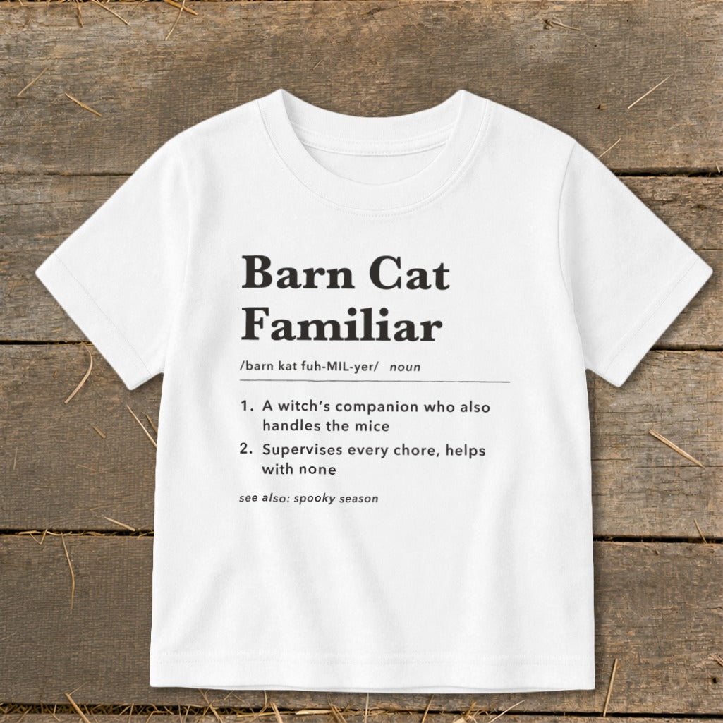 Barn Cat Familiar Definition Toddler Tee