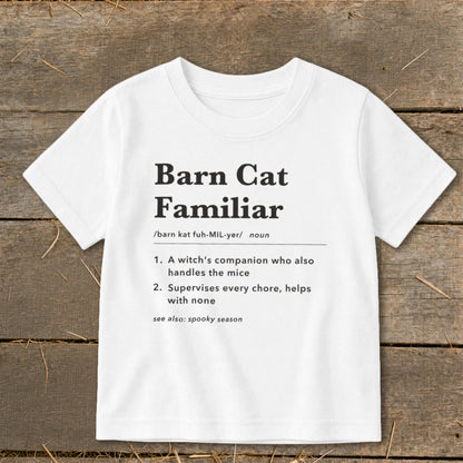 Barn Cat Familiar Definition Toddler Tee