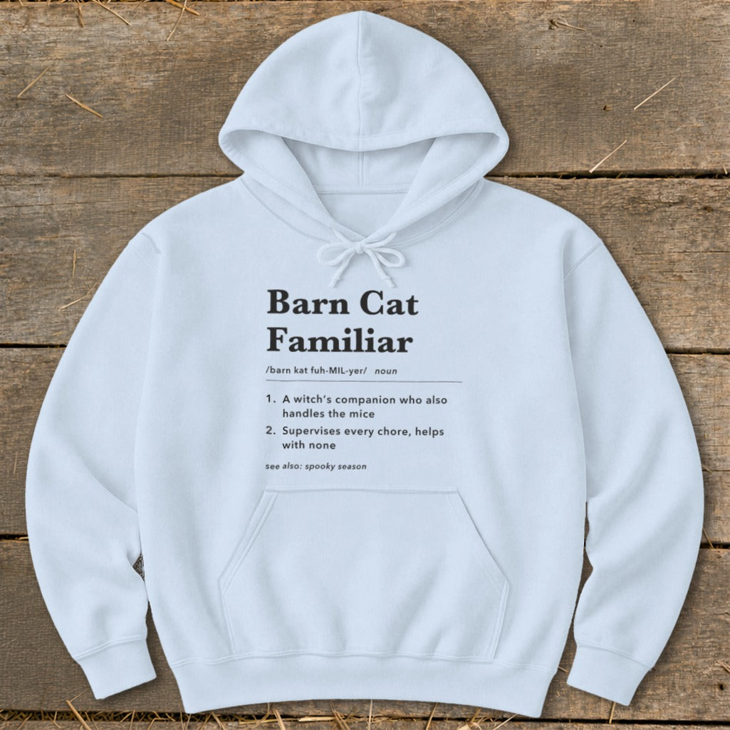 Barn Cat Familiar Definition Hoodie