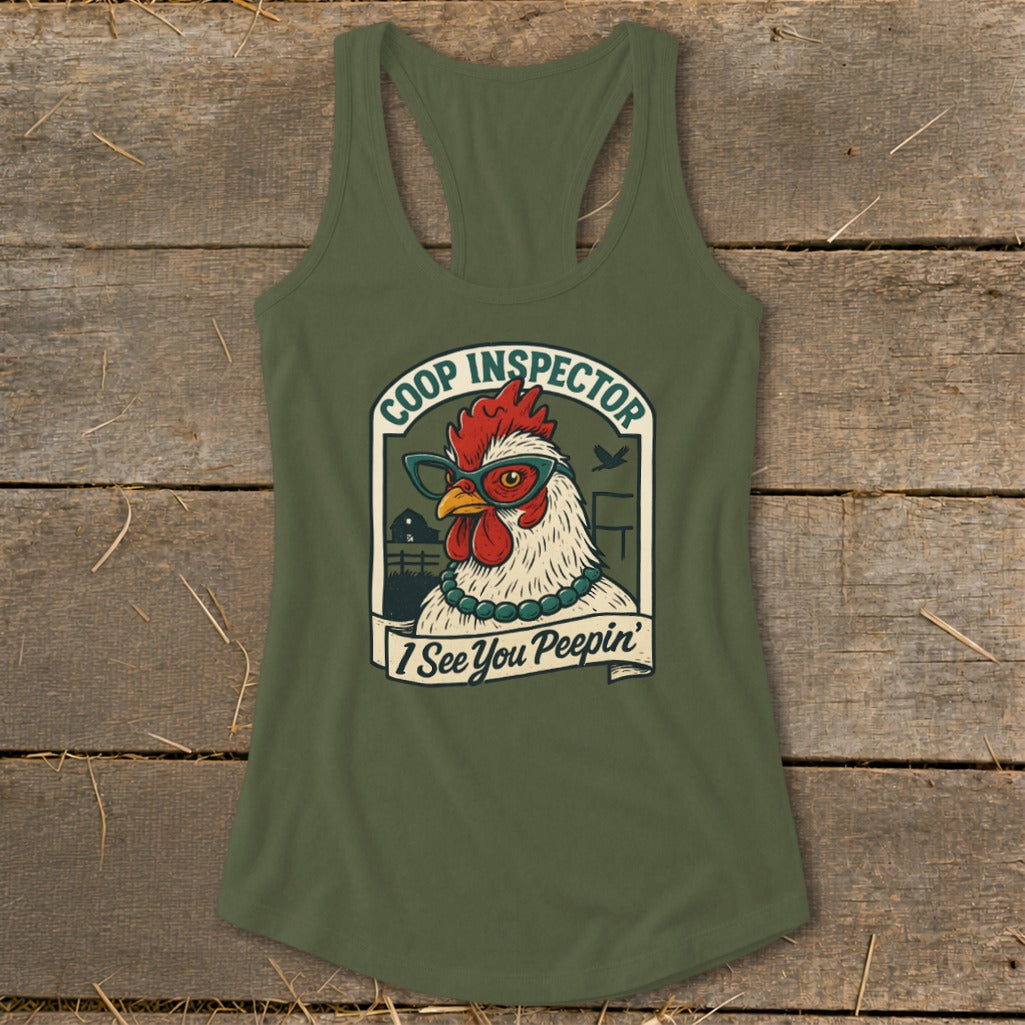 Coop Inspector Racerback Tank