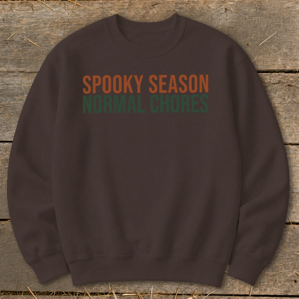Spooky Season Normal Chores Sweatshirt