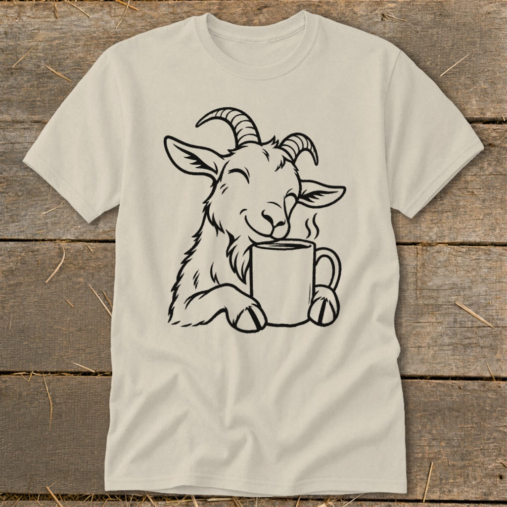 Morning Coffee Goat Classic Tee