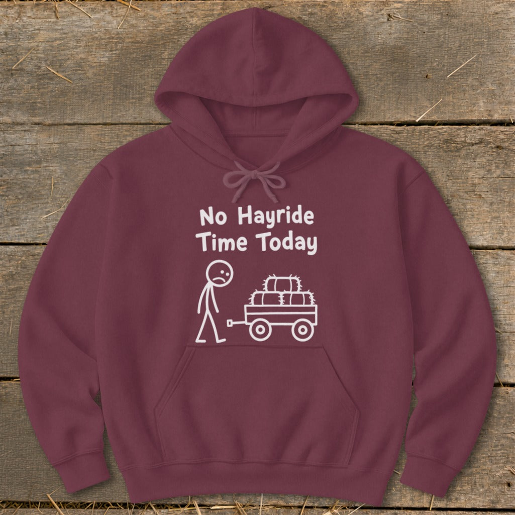 No Hayride Time Today Hoodie