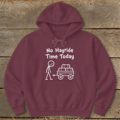 No Hayride Time Today Hoodie