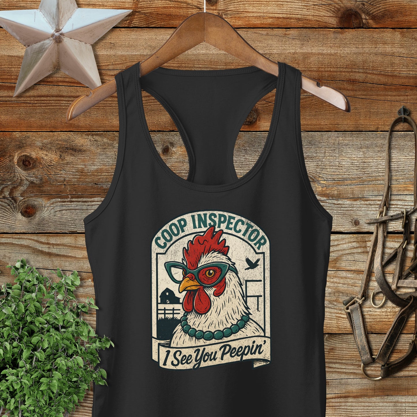 Coop Inspector I See You Peepin' Graphic Tank Top