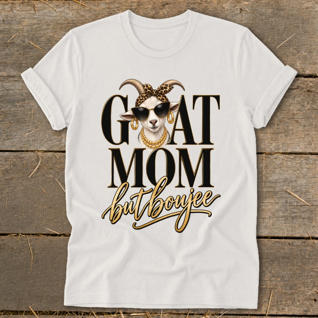 Goat Mom but Boujee Softstyle Tee