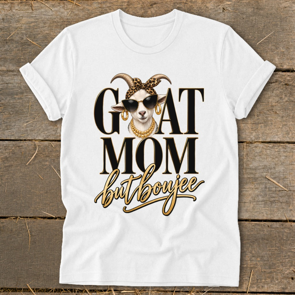Goat Mom but Boujee Softstyle Tee
