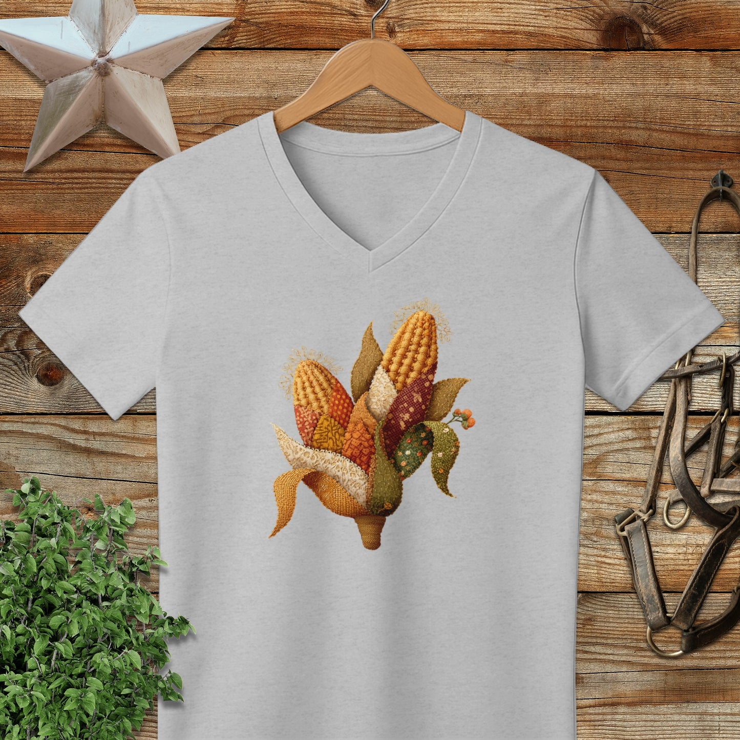 Colorful Autumn Sweetcorn Graphic Shirt product