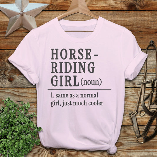 Horse Riding Girl T-shirt