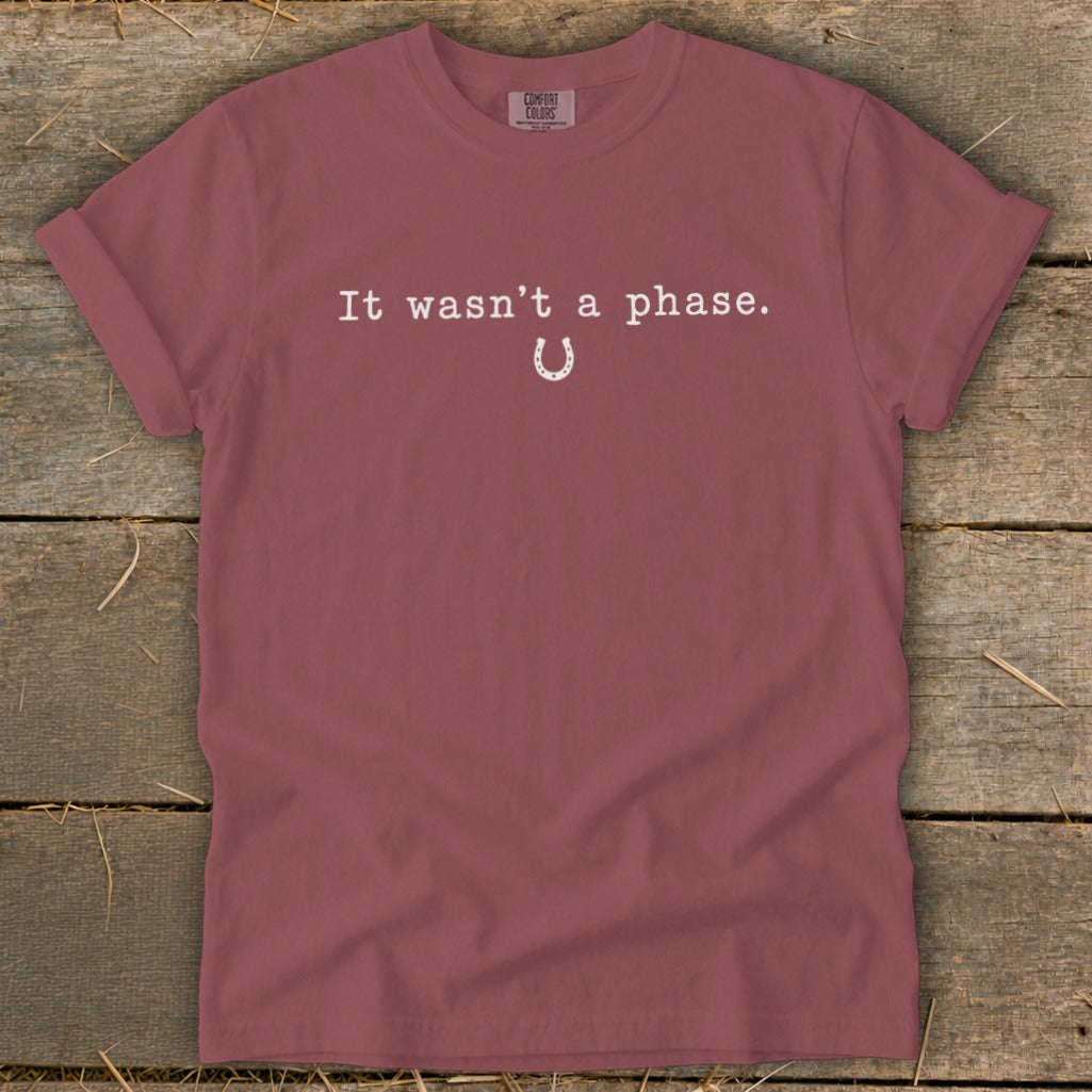 It Wasn't a Phase Horseshoe Signature Tee