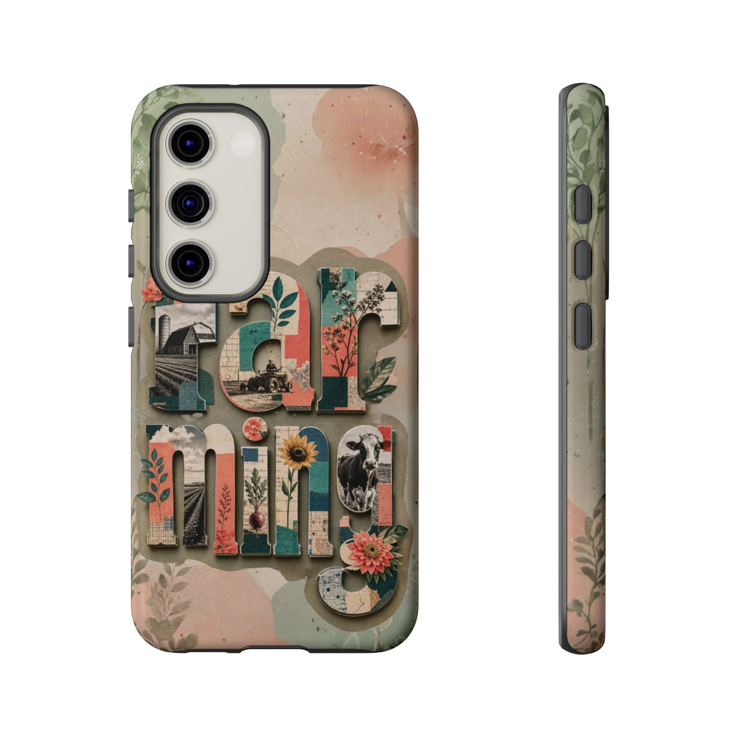 Farming Scrapbook Phone Case