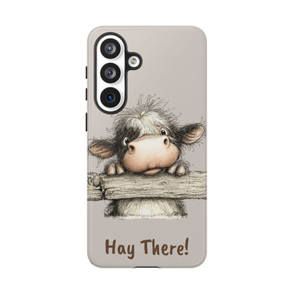 Hay There Cow Phone Case