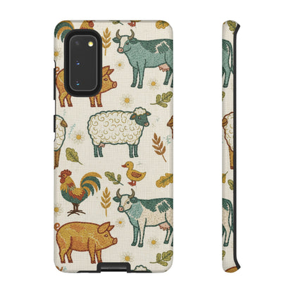 Folksy Farm Animals Phone Case