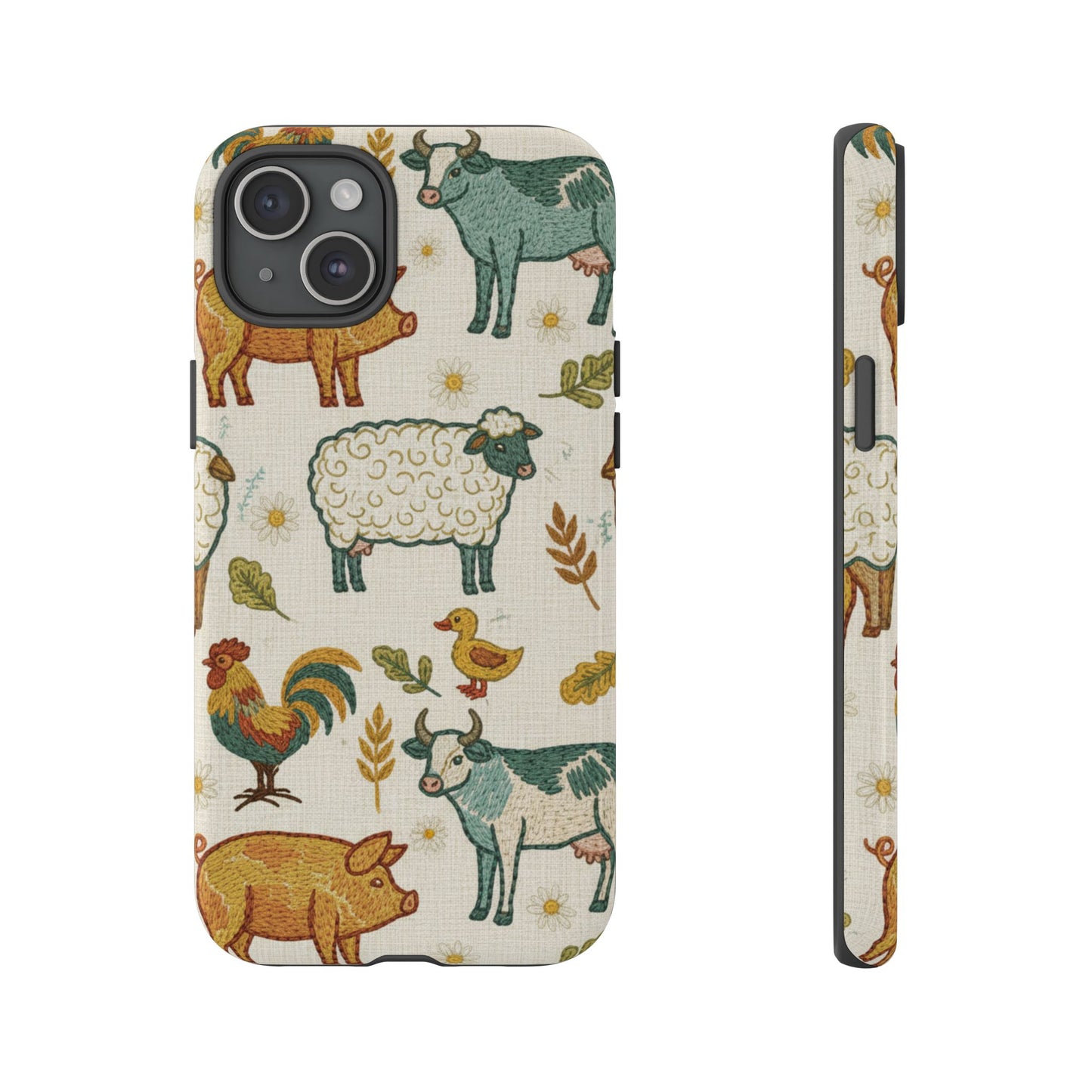 Folksy Farm Animals Phone Case