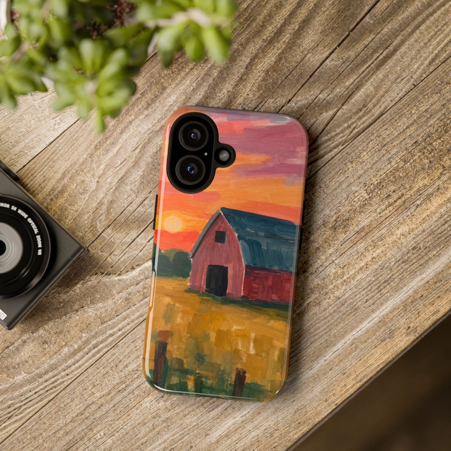 Watercolor Barn Phone Case