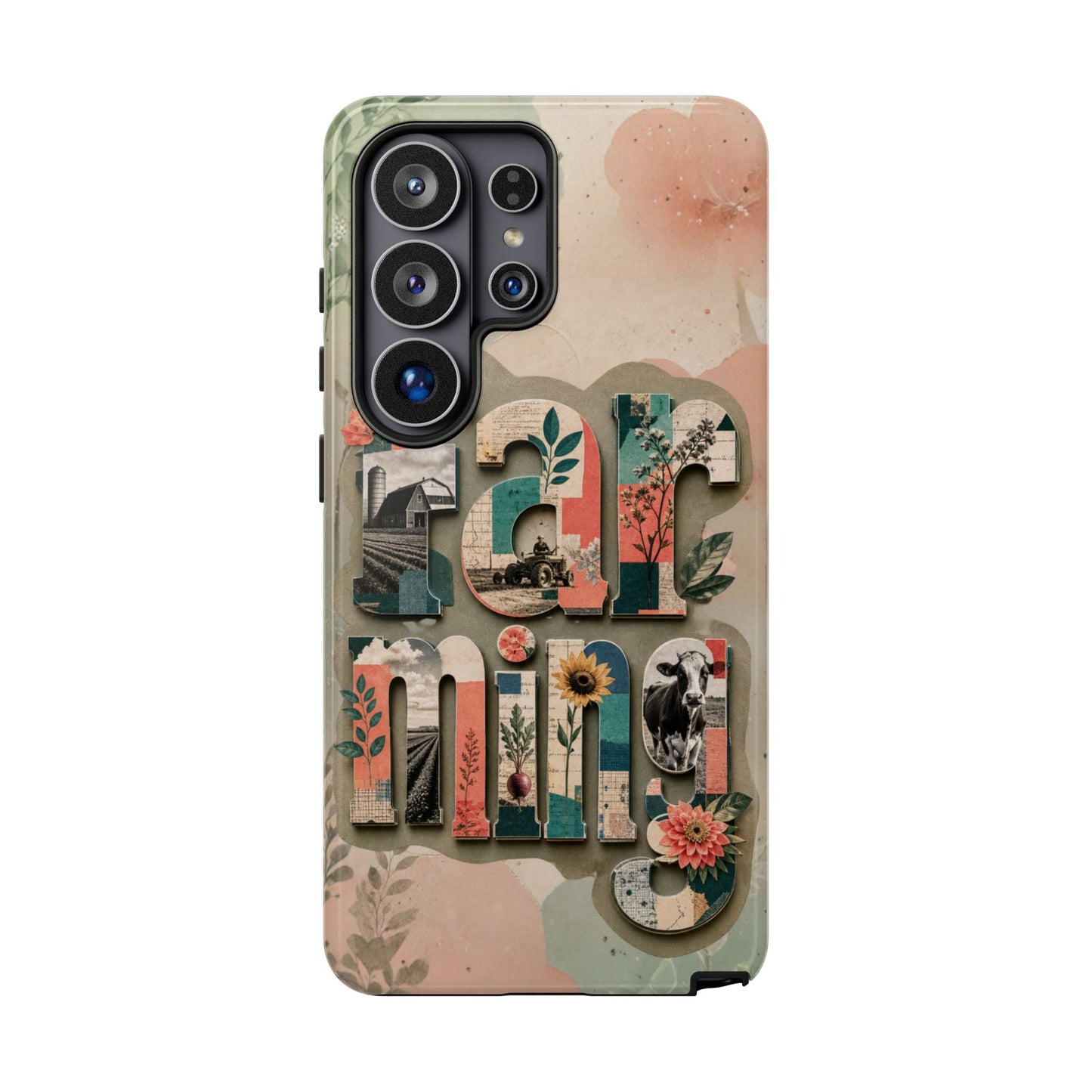 Farming Scrapbook Phone Case