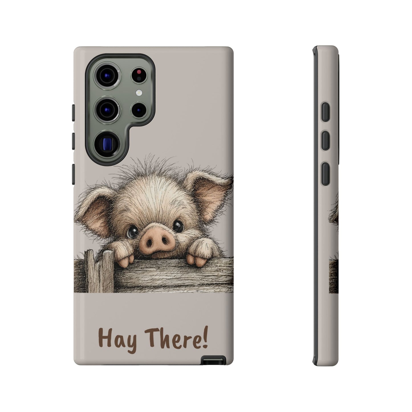 Hay There Pig Phone Case