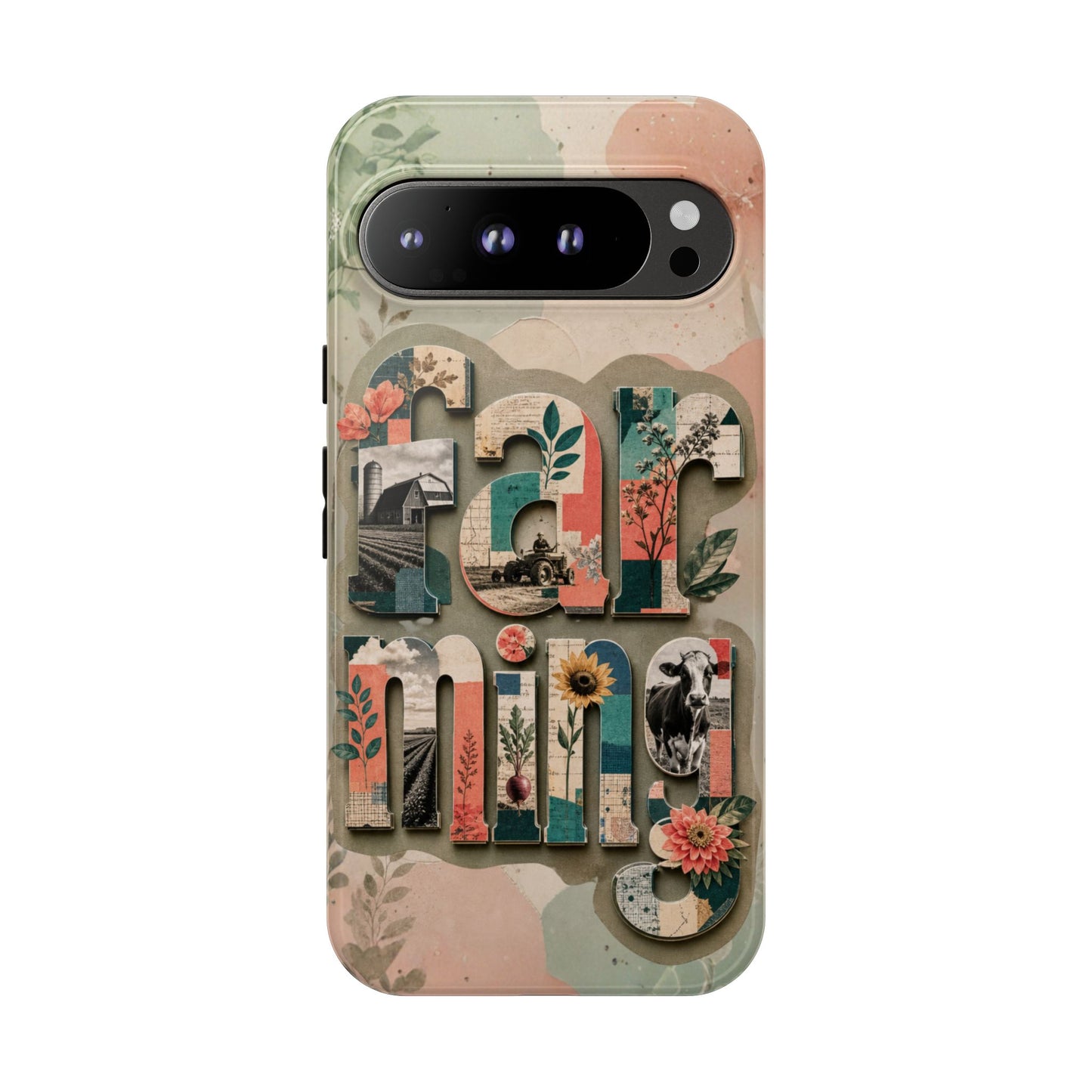 Farming Scrapbook Phone Case
