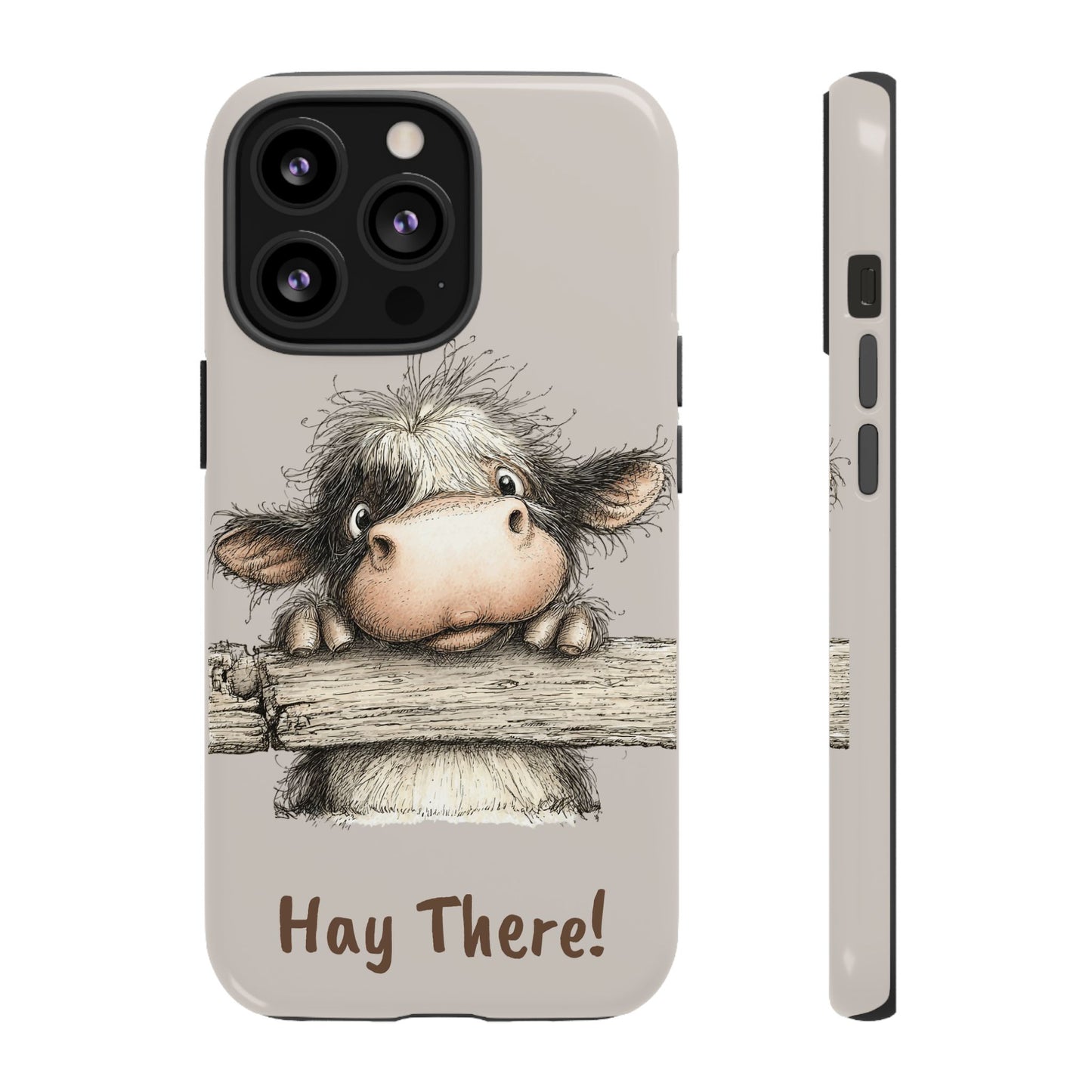 Hay There Cow Phone Case