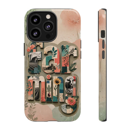 Farming Scrapbook Phone Case
