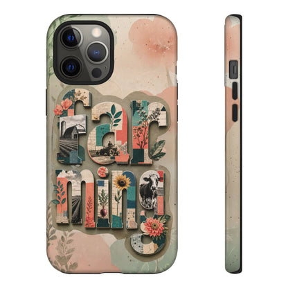 Farming Scrapbook Phone Case