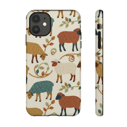 Folksy Sheep Phone Case