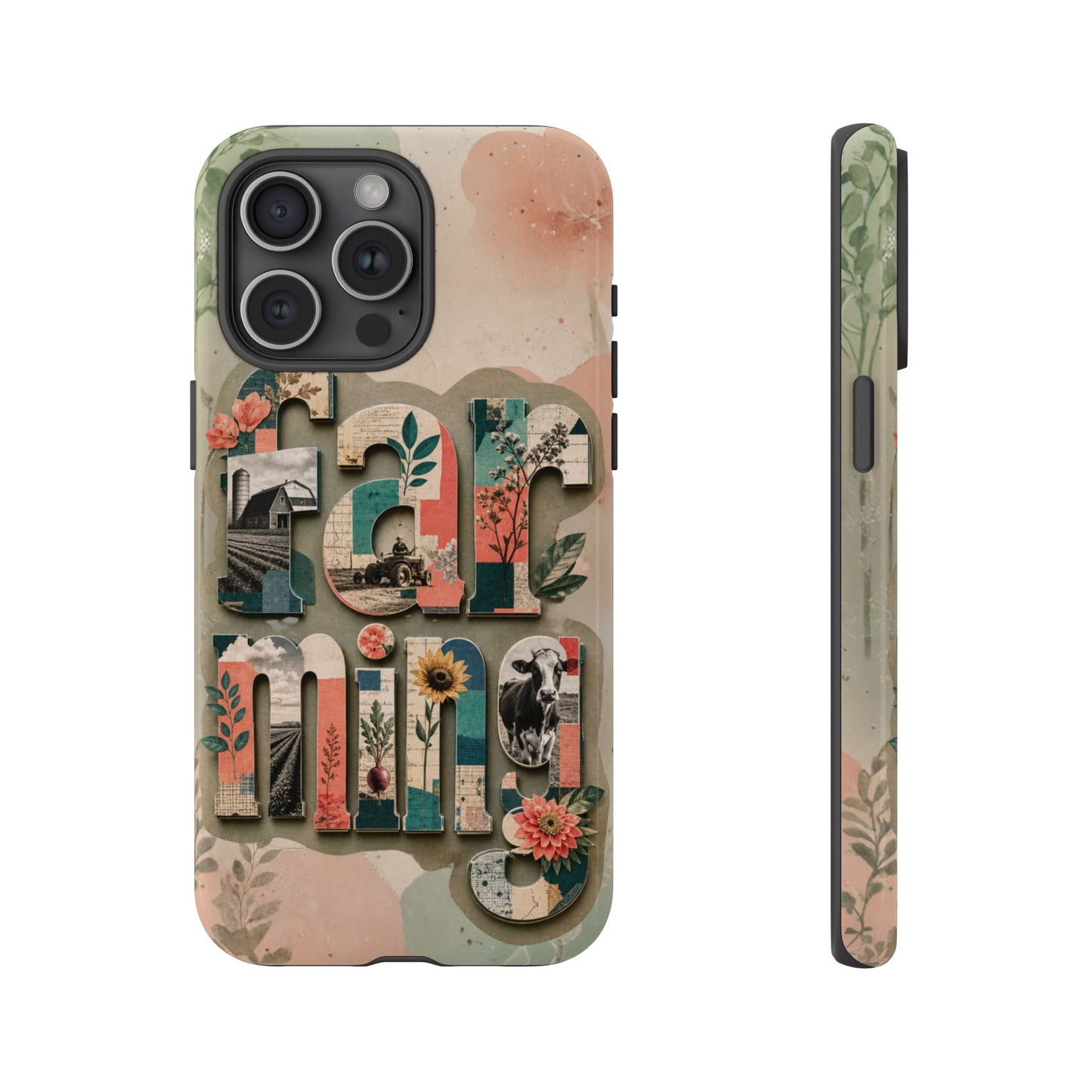 Farming Scrapbook Phone Case