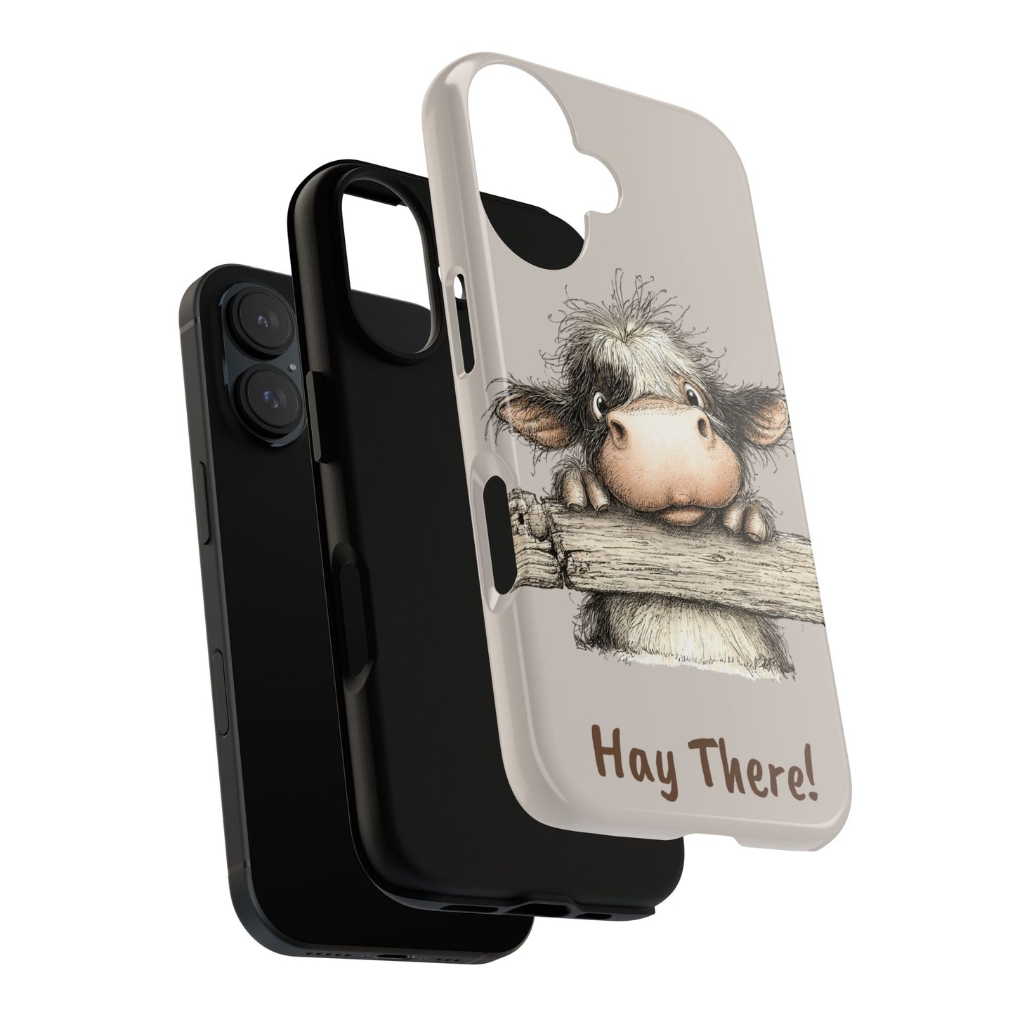 Hay There Cow Phone Case
