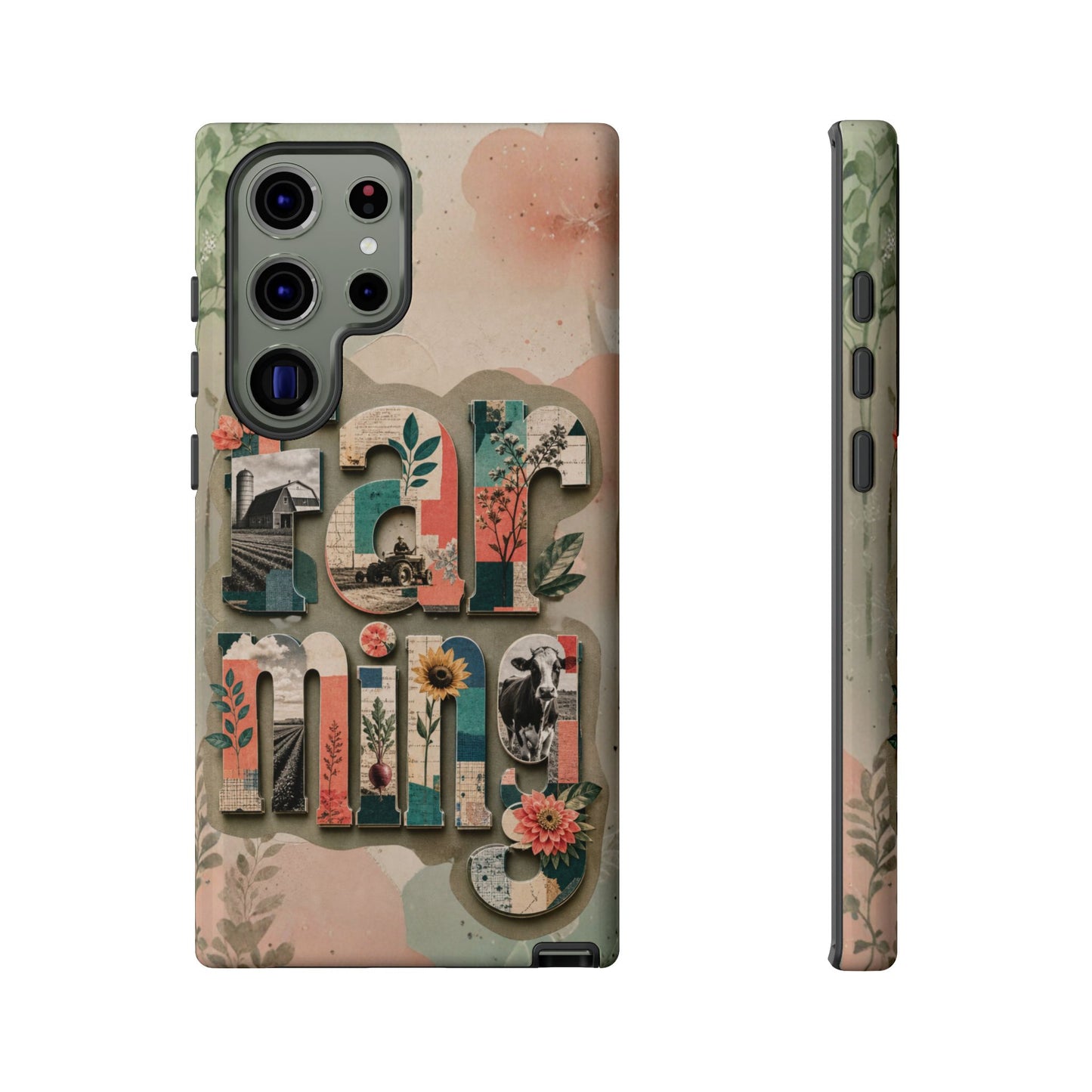 Farming Scrapbook Phone Case