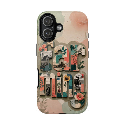 Farming Scrapbook Phone Case