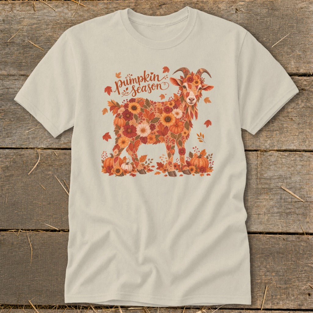 Fall Floral Goat Classic Tee