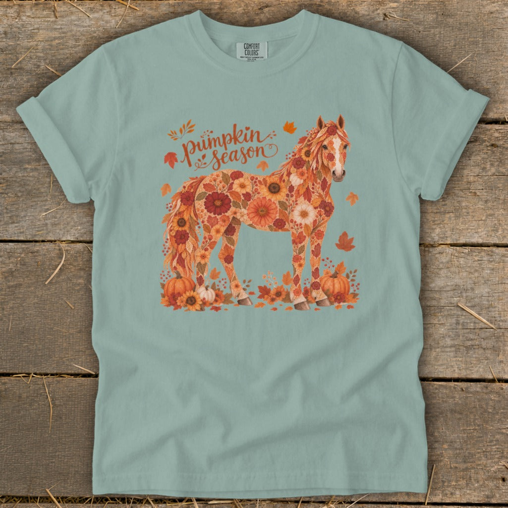 Fall Floral Horse Signature Tee