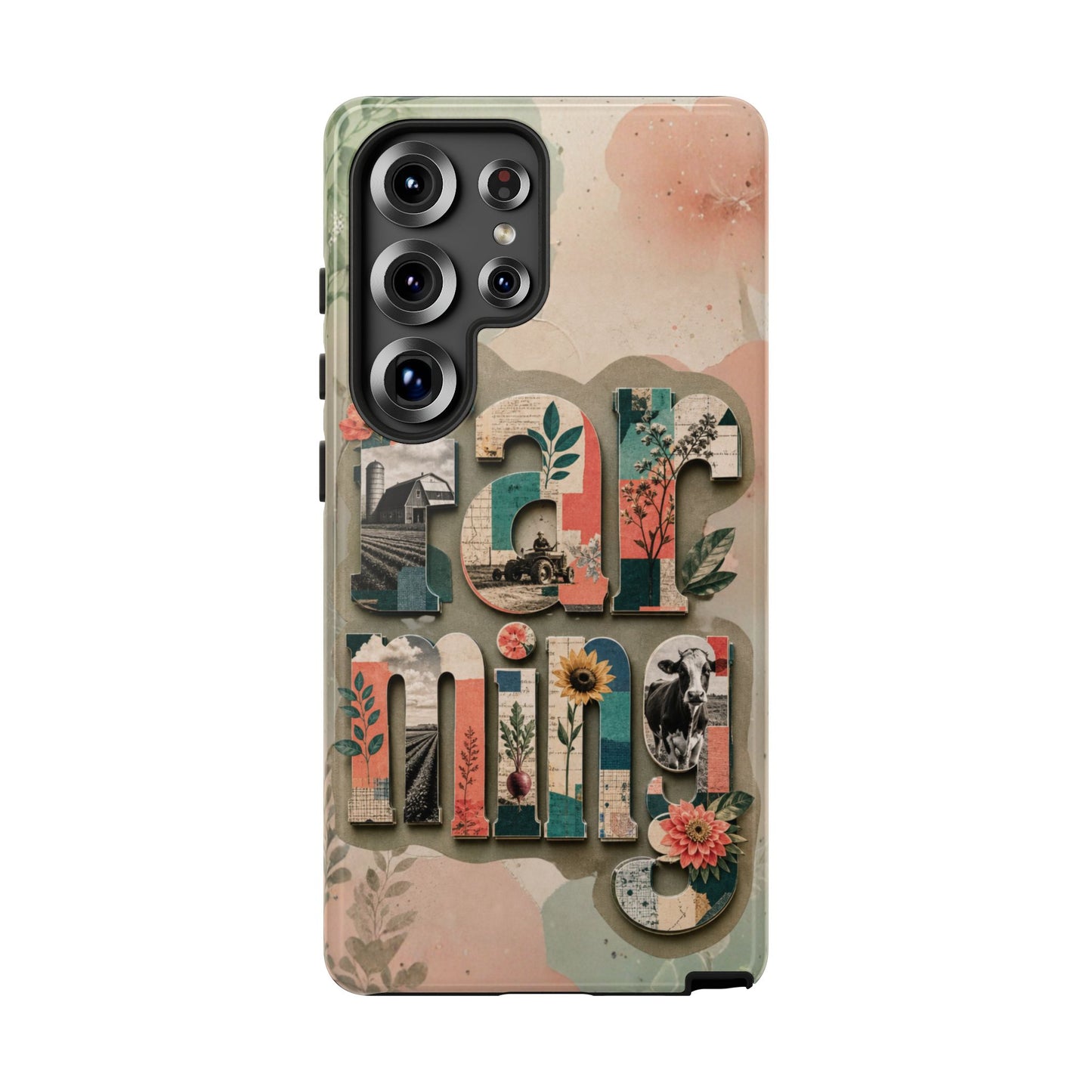 Farming Scrapbook Phone Case