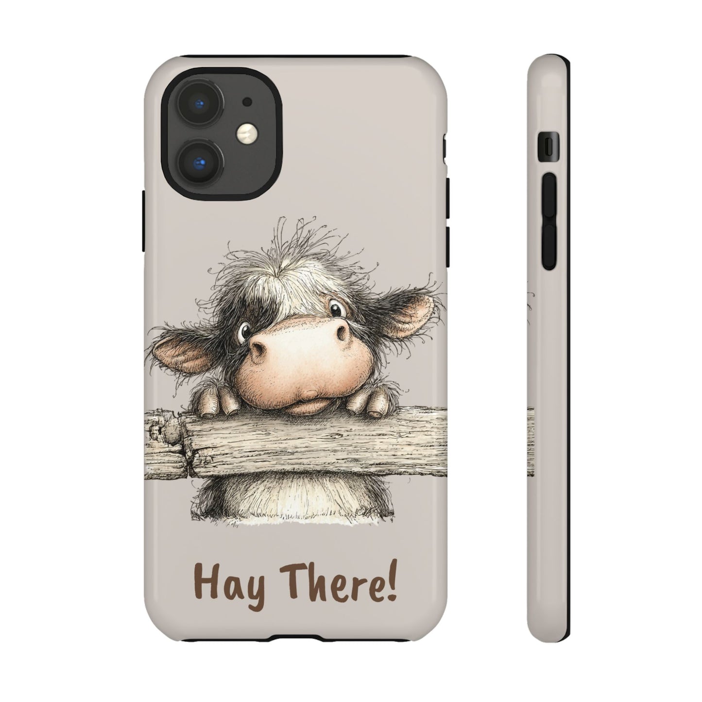 Hay There Cow Phone Case