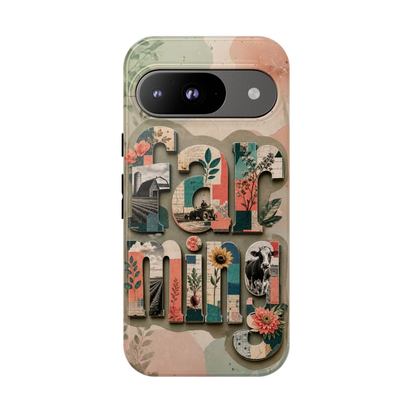 Farming Scrapbook Phone Case