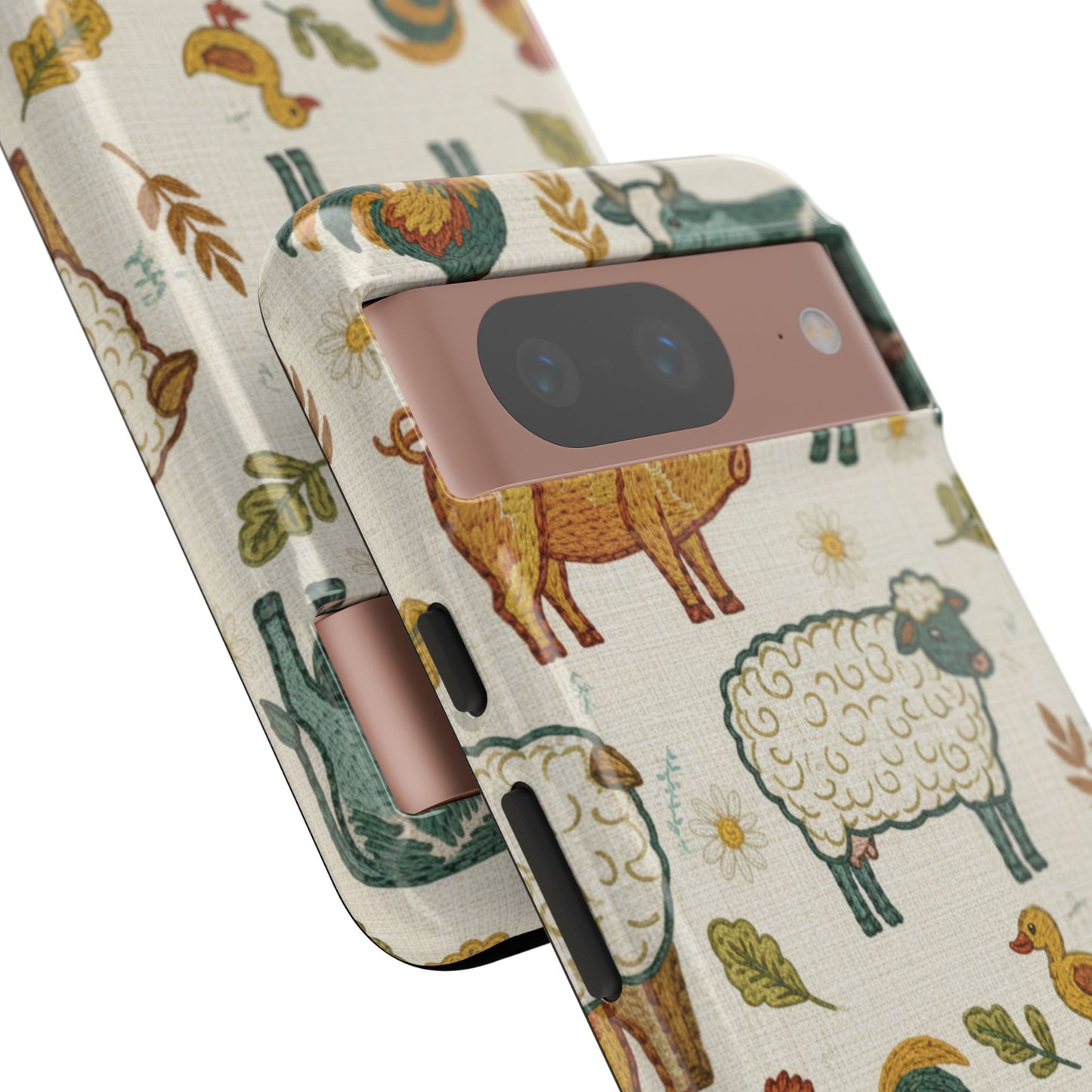 Folksy Farm Animals Phone Case