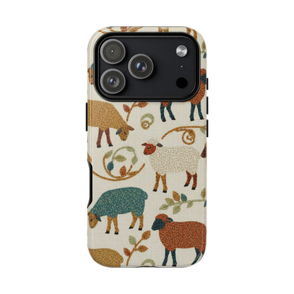 Folksy Sheep Phone Case