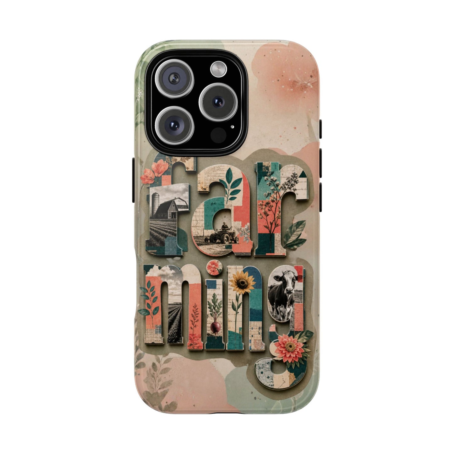 Farming Scrapbook Phone Case