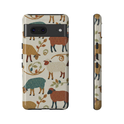 Folksy Sheep Phone Case