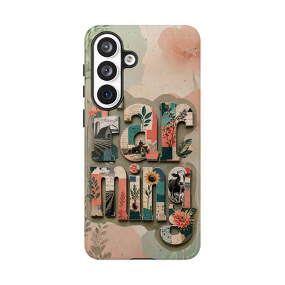 Farming Scrapbook Phone Case