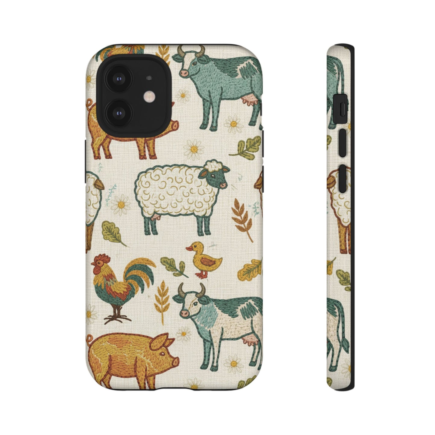 Folksy Farm Animals Phone Case