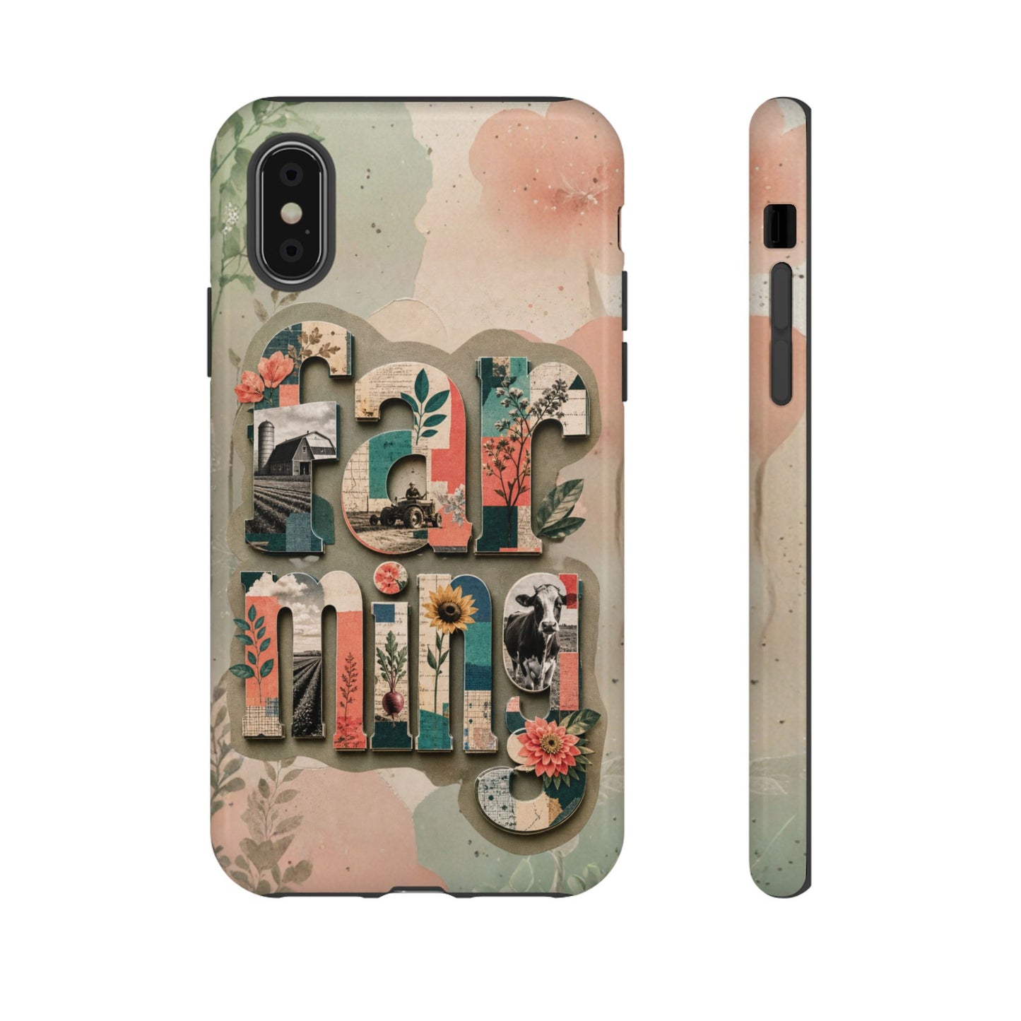 Farming Scrapbook Phone Case