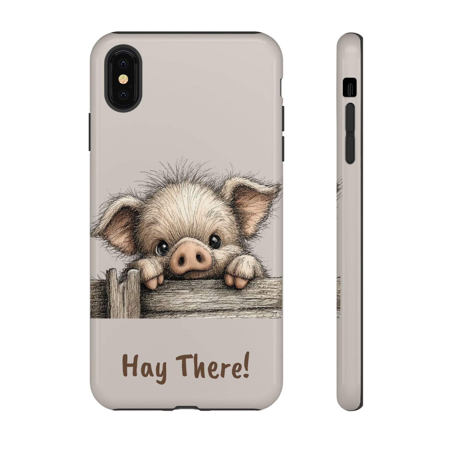 Hay There Pig Phone Case