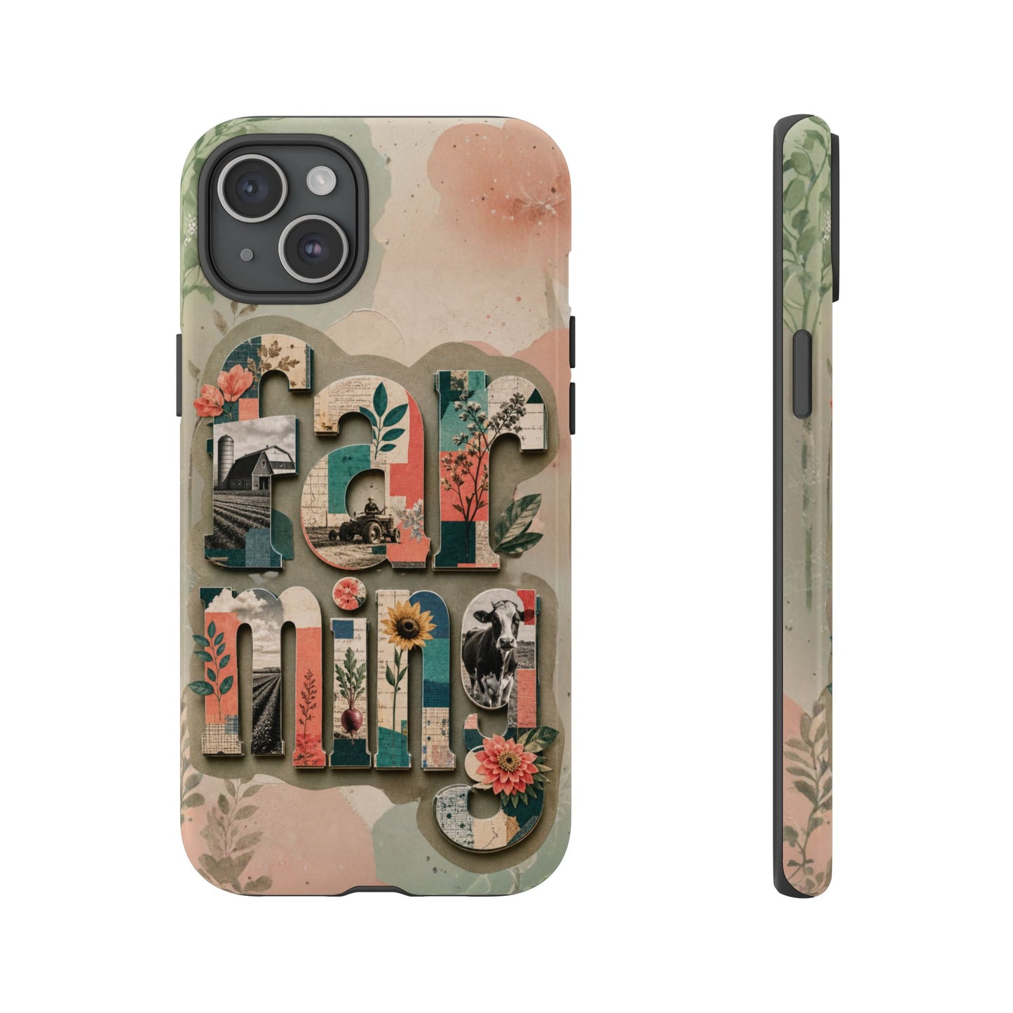 Farming Scrapbook Phone Case