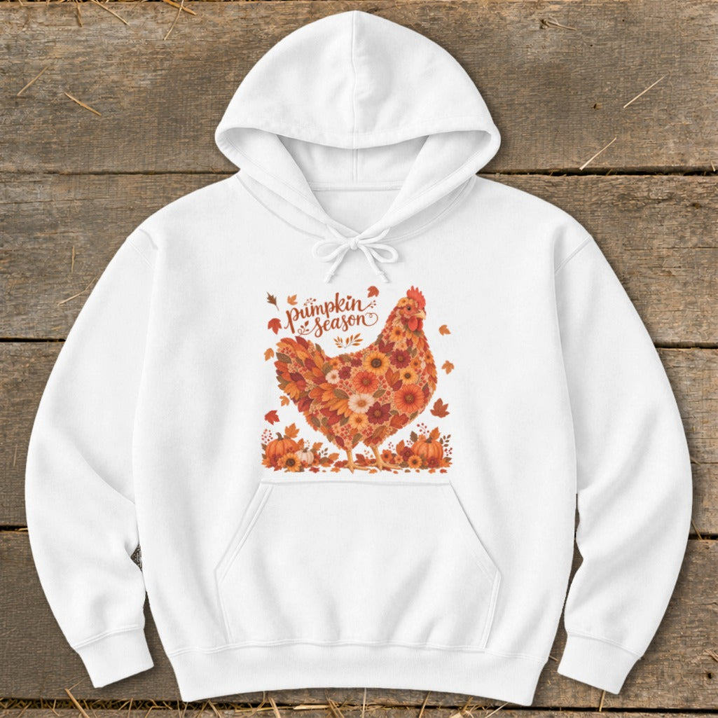 Fall Floral Chicken Hoodie