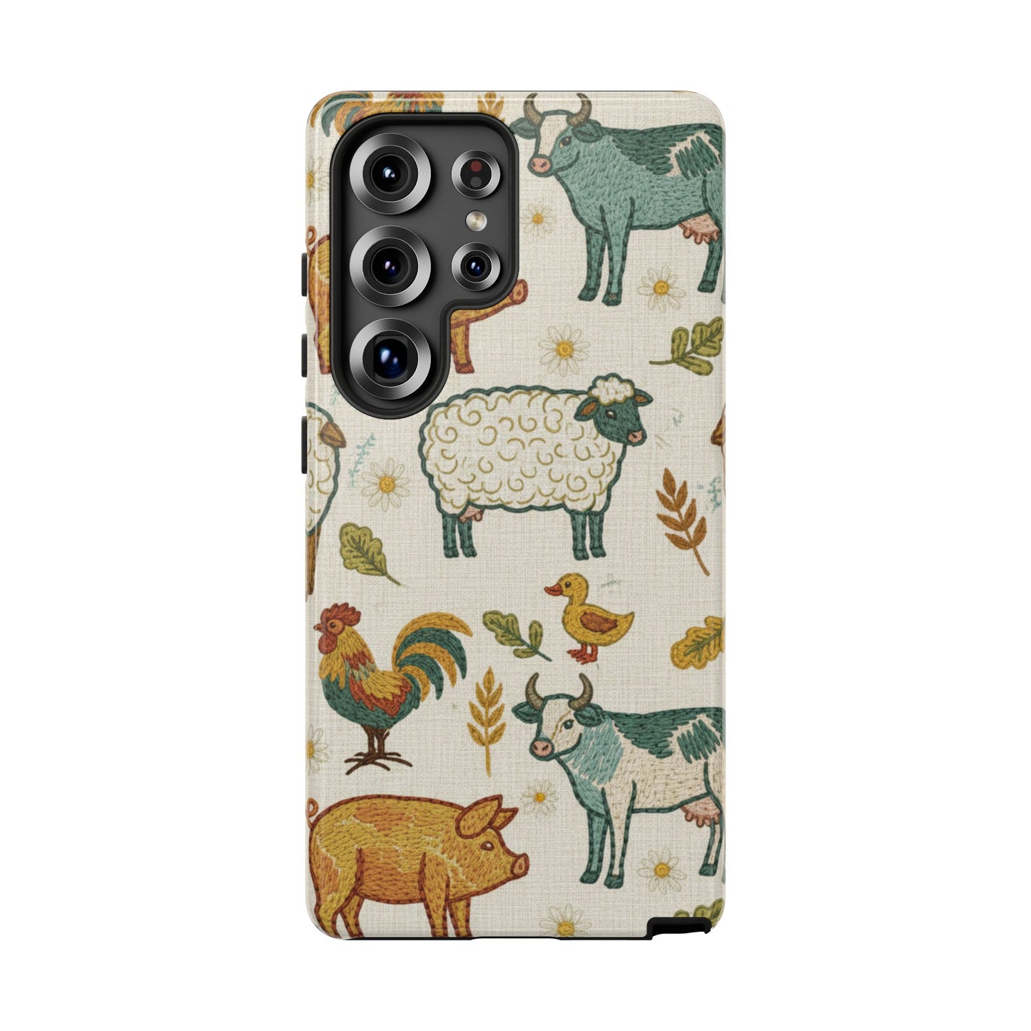 Folksy Farm Animals Phone Case