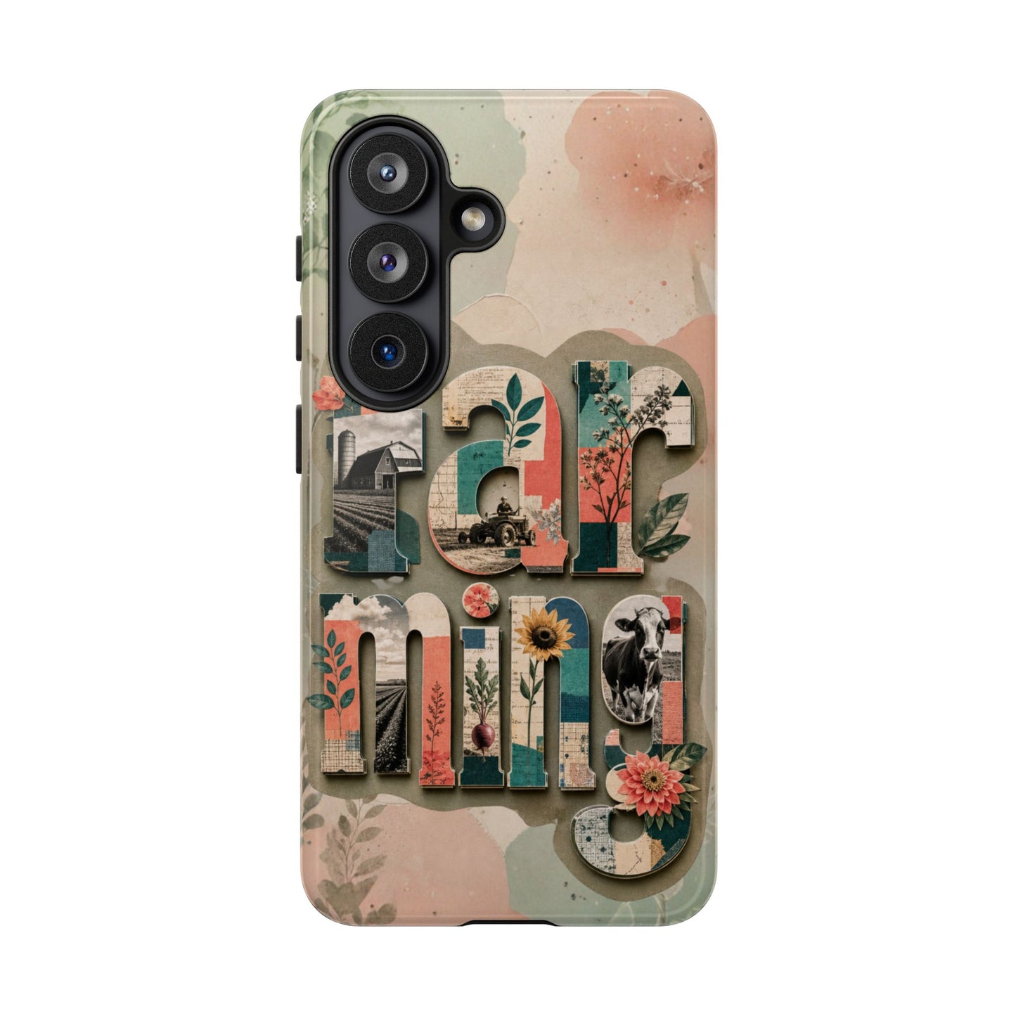 Farming Scrapbook Phone Case